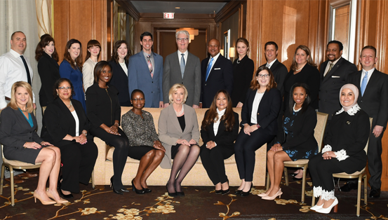 graduate class group photo